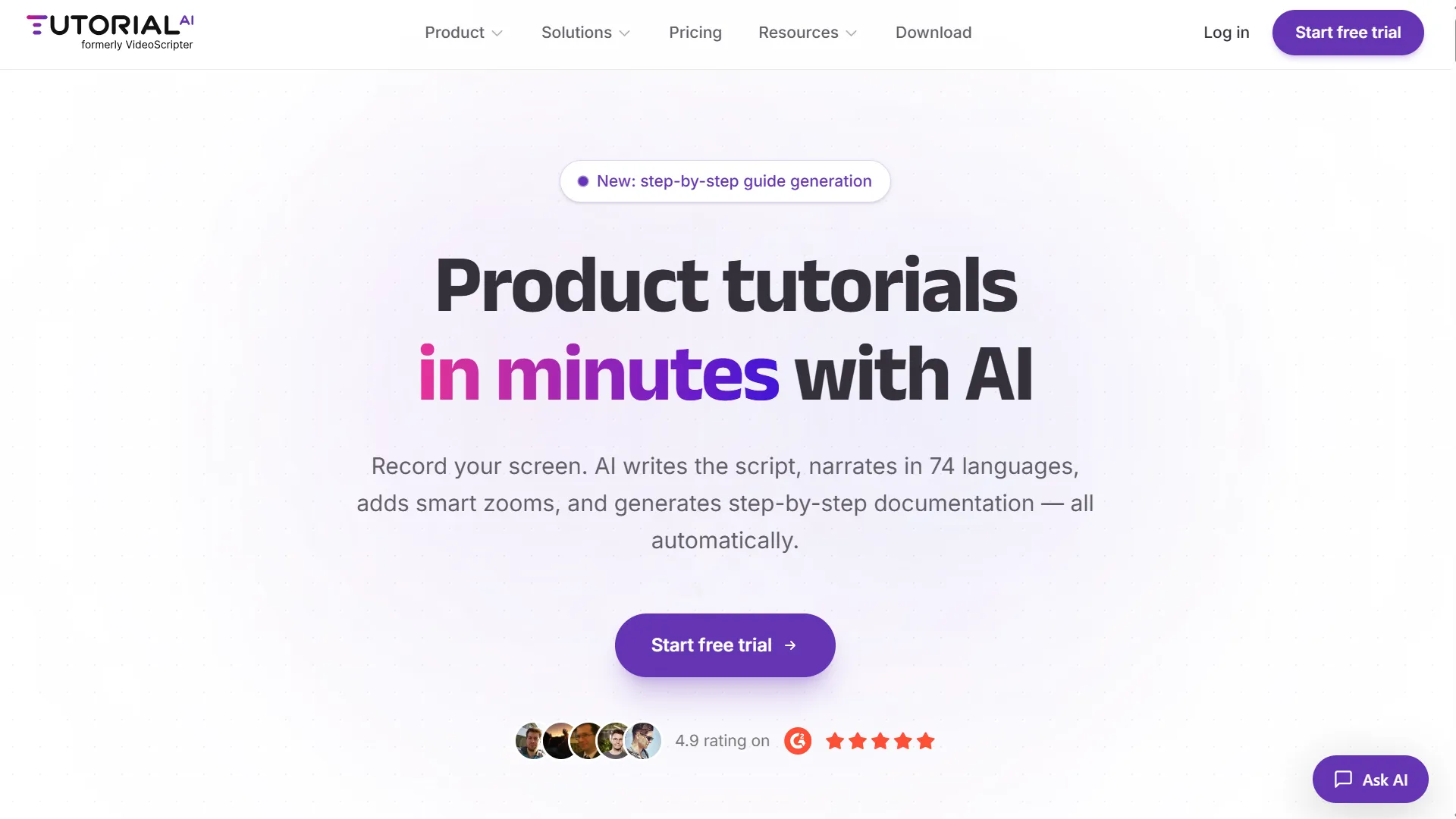 Tutorial.ai — screenshot 1